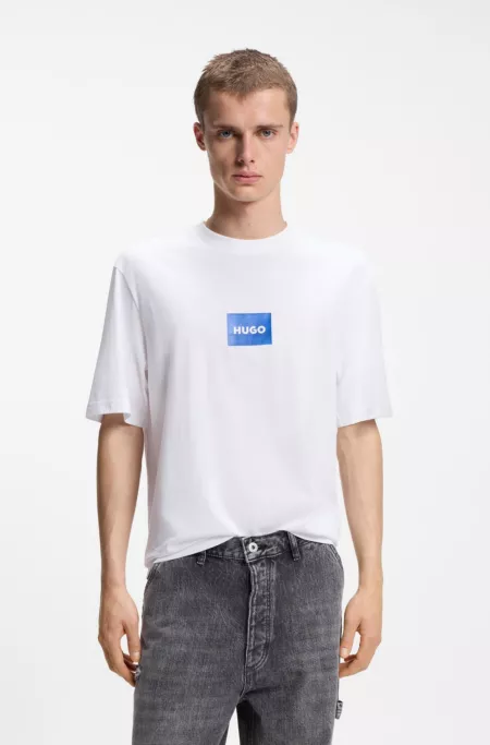 Logo-print T-shirt in cotton jersey