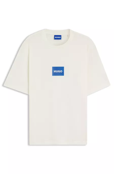 Logo-print T-shirt in cotton jersey