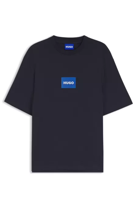 Logo-print T-shirt in cotton jersey