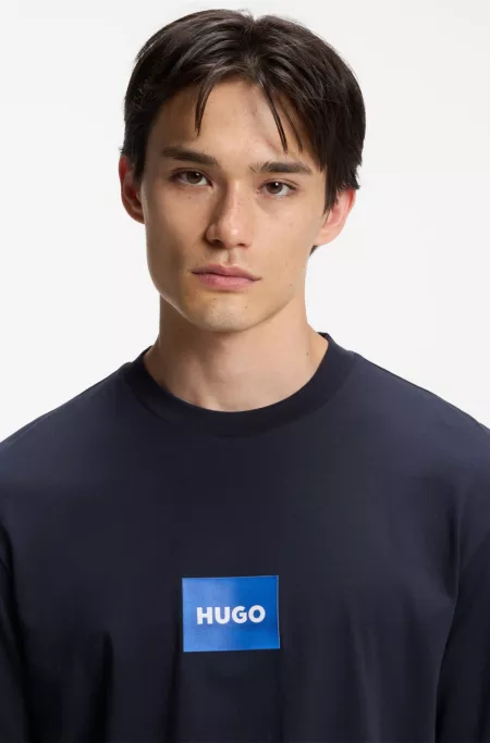 Logo-print T-shirt in cotton jersey