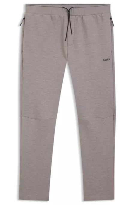 Reflective-detail tracksuit bottoms in a regular fit