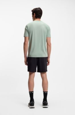 Active Quick-dry T-shirt with reflective details, Light Green
