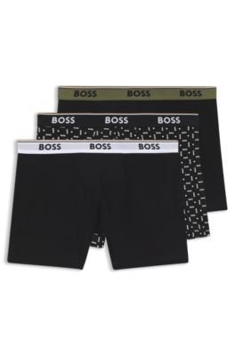 3-pack boxer briefs, Black