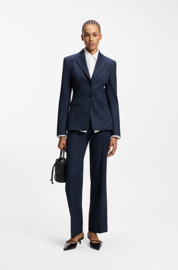 Regular-fit blazer with pinstripe - image 2