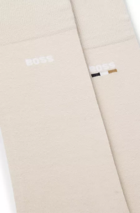 Two-pack of logo socks in a regular length