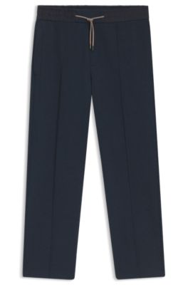 BOSS x ASTON MARTIN tracksuit bottoms with drawcord, Dark Blue