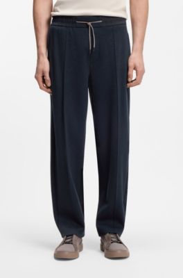 Pantalones de ch&aacute;ndal BOSS x ASTON MARTIN con cord&oacute;n, Azul oscuro