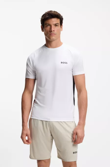 Quick-dry slim-fit T-shirt with four-way stretch