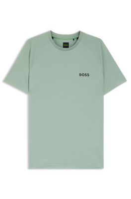 Active Quick-dry slim-fit T-shirt with four-way stretch, Light Green