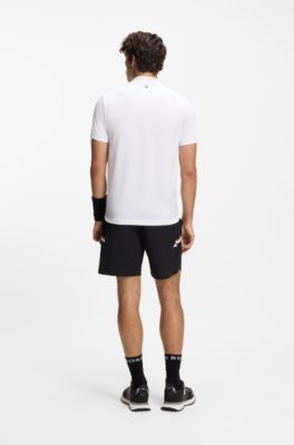 Polo shirt with seamless bodymapping, White