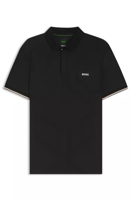 Bodymap-detail polo shirt with quick-dry performance