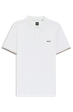 Bodymap-detail polo shirt with quick-dry performance