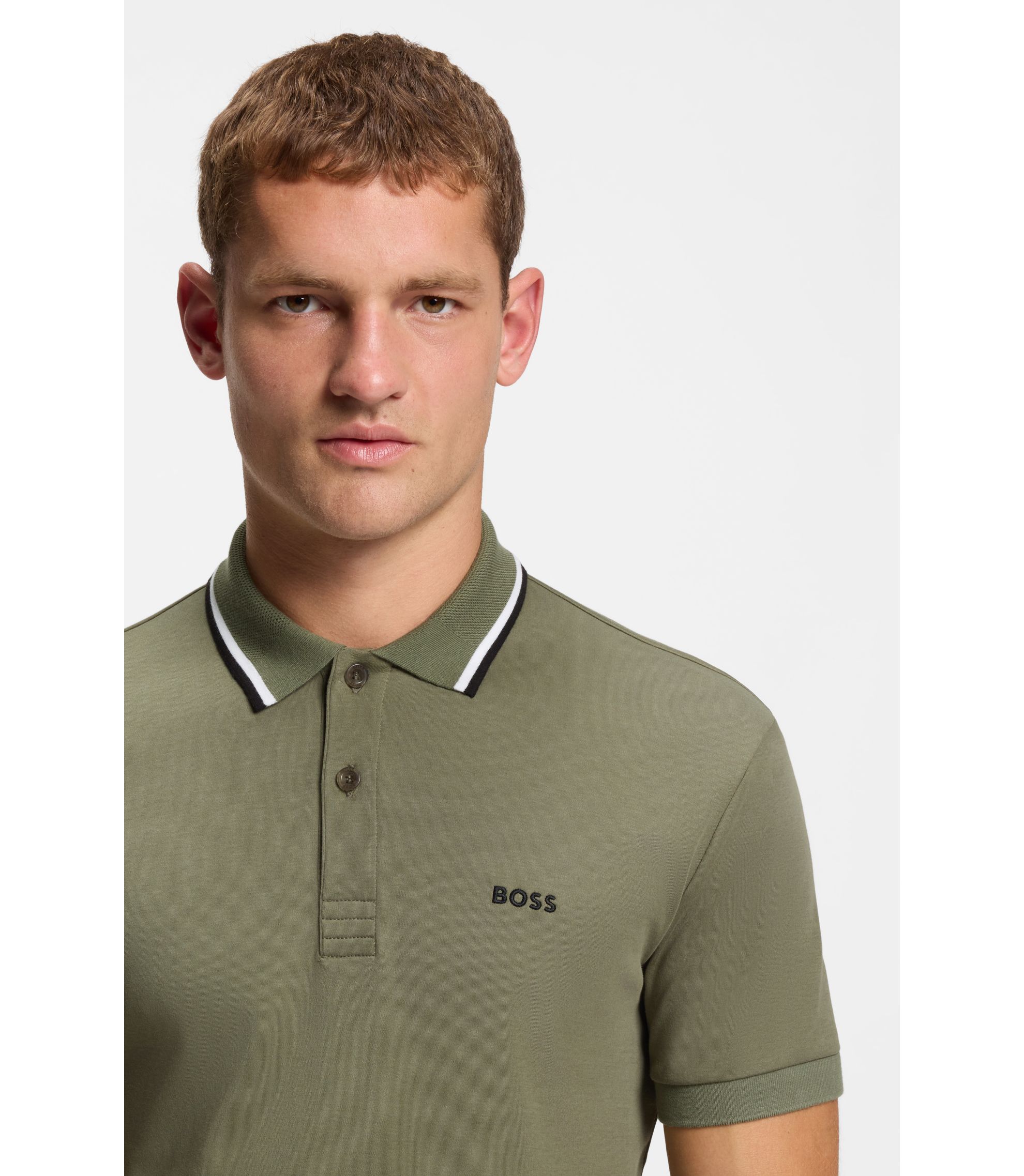 HUGOBOSS新品未使用paddy proポロシャツL国内定価¥24,200 BOSS（HUGO BOSS） ポロシャツ Paddy アクティブポロシャツ