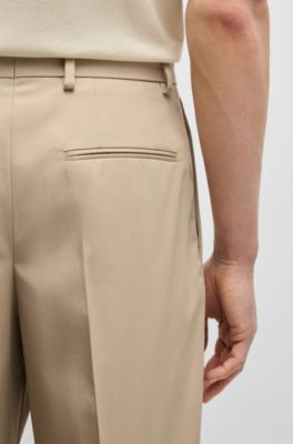 BOSS x Shohei Ohtani Trousers water-repellent cotton twill