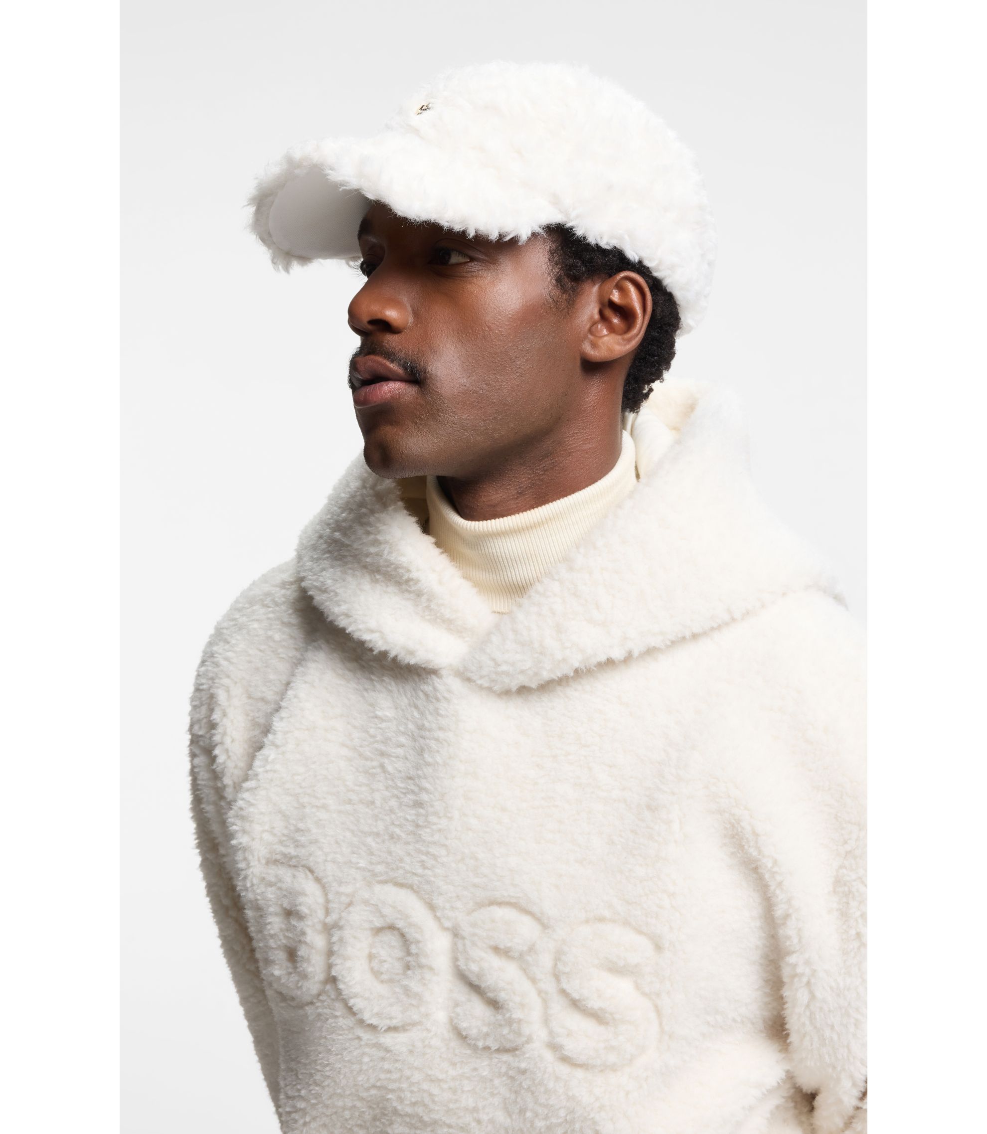 BOSS - BOSS x Steiff teddy cap with Double B monogram - White