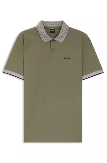 Paddy polo shirt in stretch-cotton piqué
