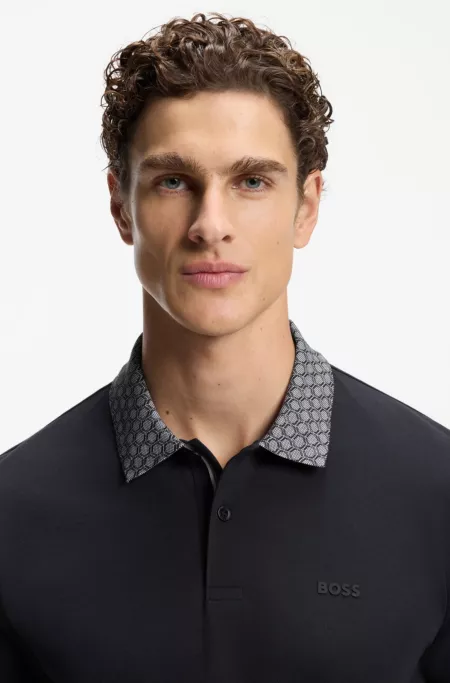 Paddy polo shirt in stretch-cotton piqué
