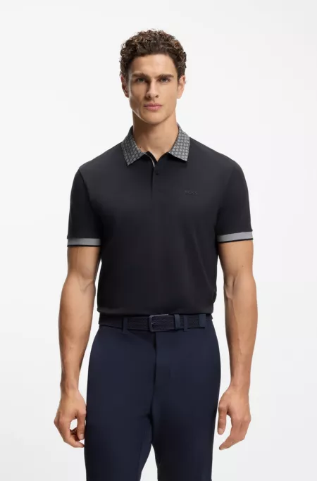 Paddy polo shirt in stretch-cotton piqué