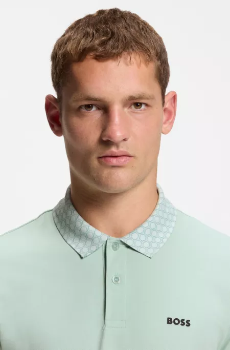 Paddy polo shirt in stretch-cotton piqué