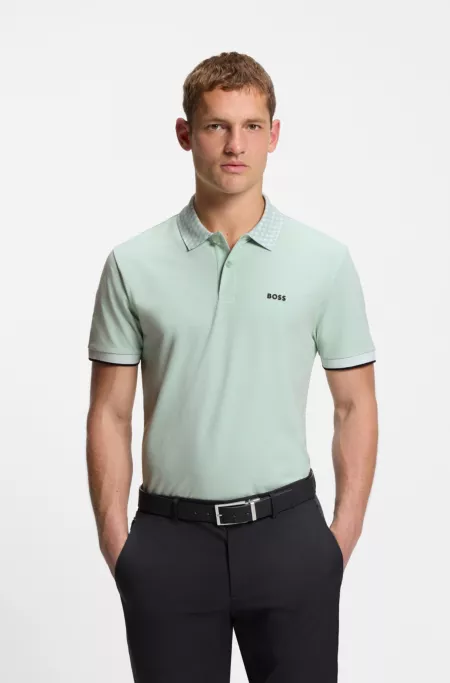 Paddy polo shirt in stretch-cotton piqué
