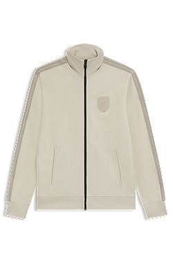 Crest-logo sweatshirt in a relaxed fit