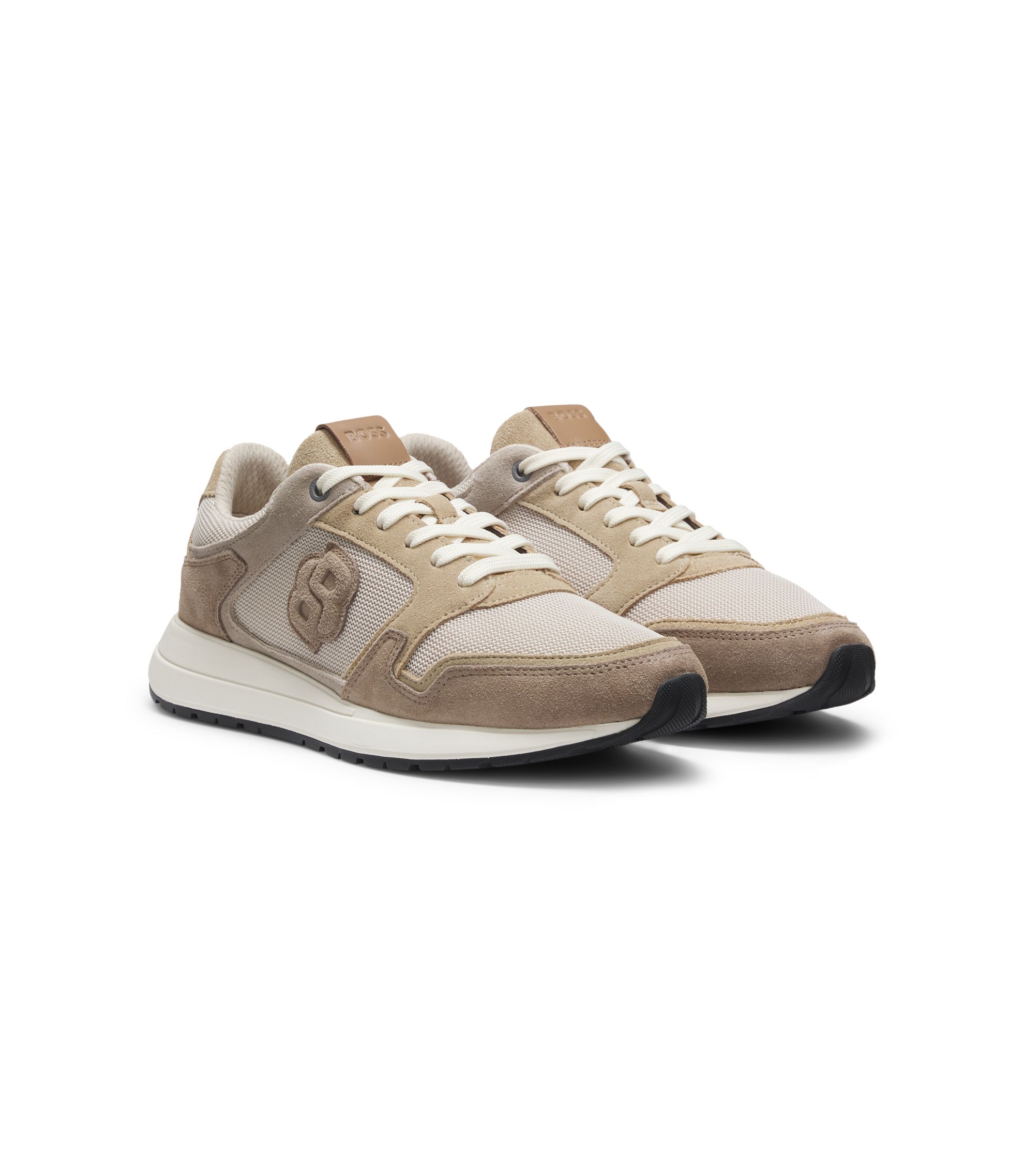 Boss Hugo Boss shoes 682 BEIGE-COMBI Amazon.com | HUGO Mens Sneaker, Doe Beige, 9 US | Fashion  main image 2