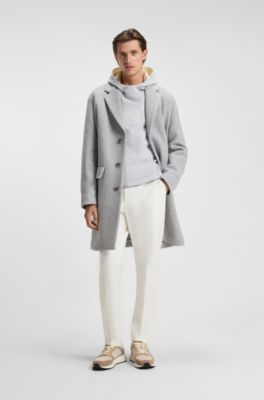 Deportivas de ante con monograma Double&nbsp;B, Beige claro