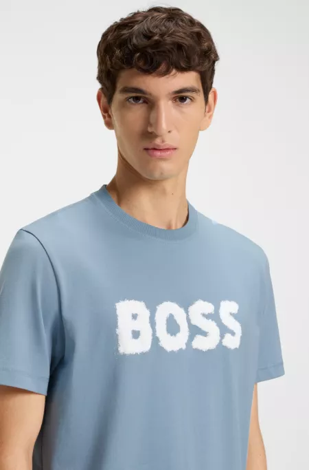 Logo-artwork T-shirt in cotton jersey