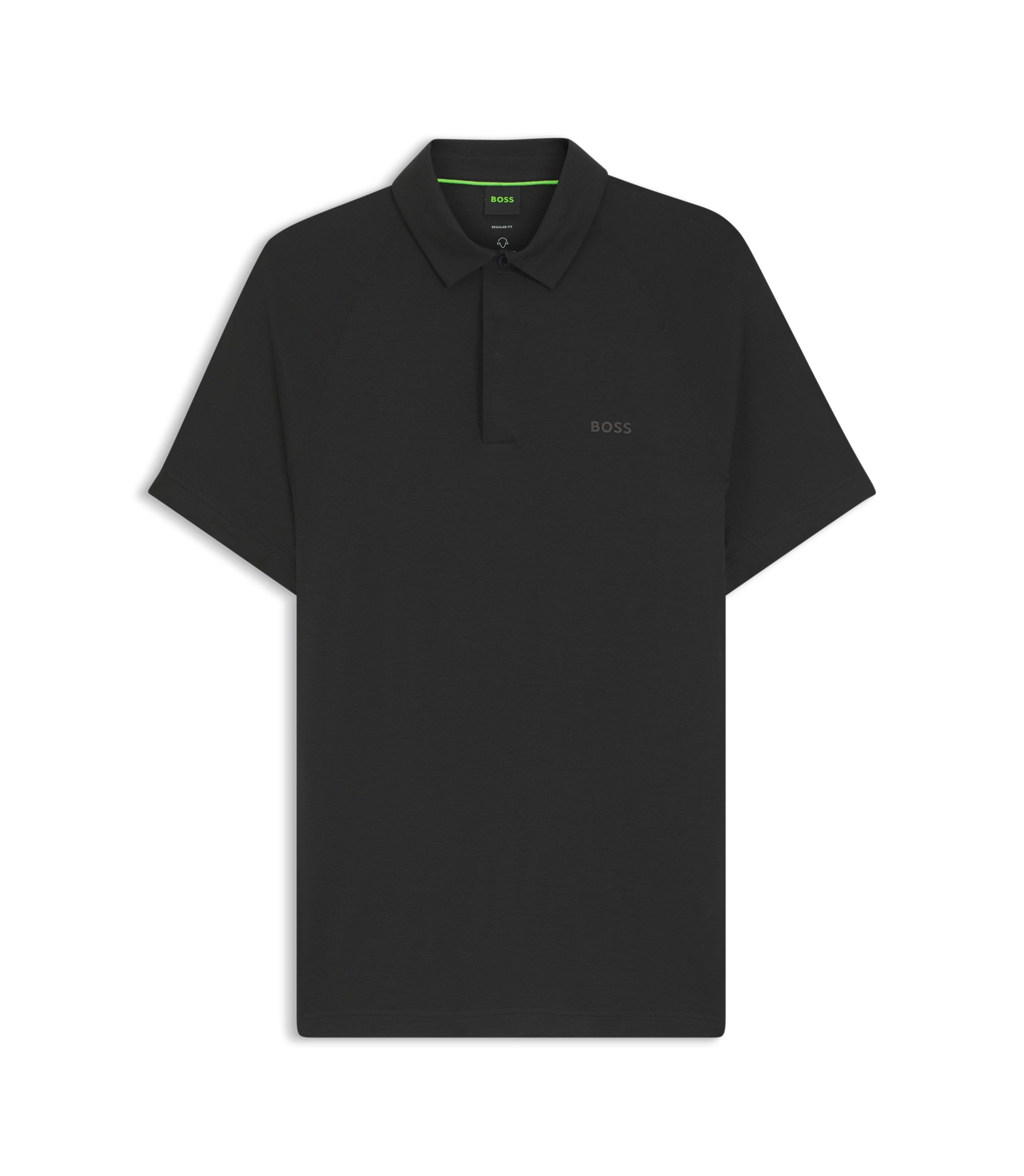 BOSS - Slim-fit polo shirt with temperature-regulating performance