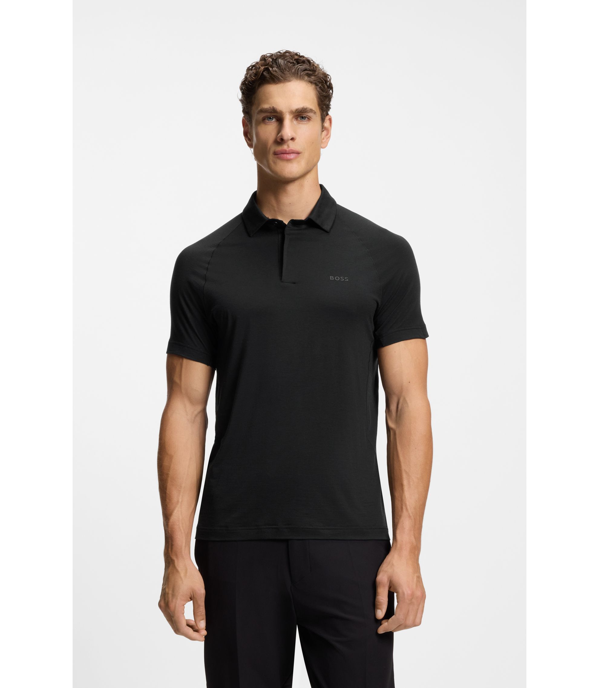 メンズウェア CLUBHAUS Buhloone Mindstate Polo - Black Men's Wavelength Polo - Stormtech USA Retail メンズウェア