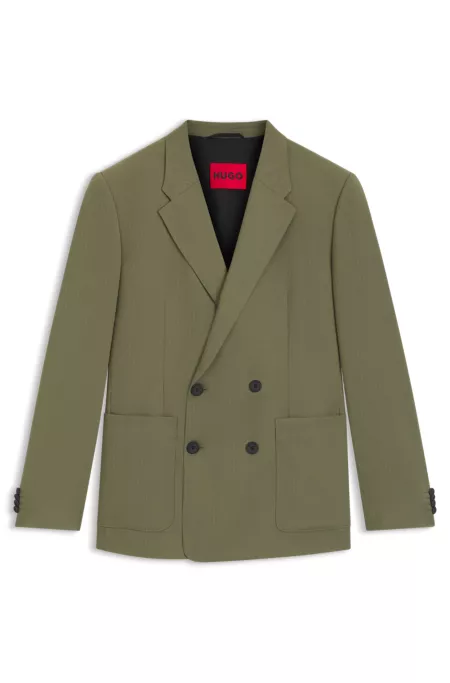 Slim-fit jacket in stretch ripstop