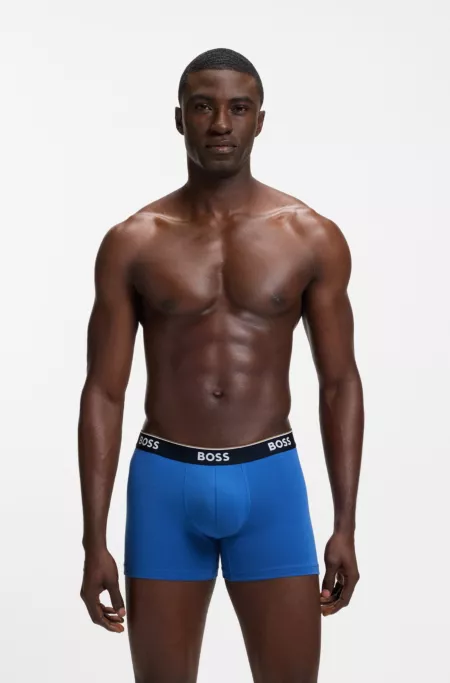 Three-pack of stretch-cotton boxer briefs