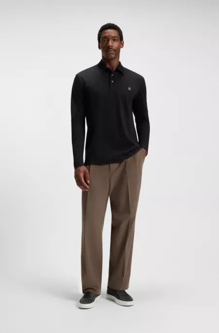 Gary trainers in velour-effect suede