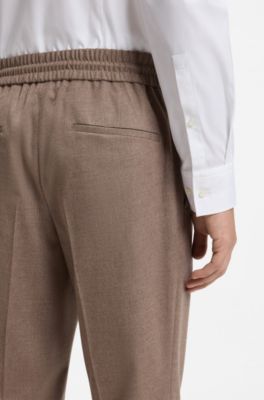 Slim-fit shirt in Oxford cotton, White