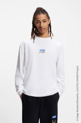 HUGO x Jujutsu Kaisen T-shirt with Yuji, Megumi and Kento print, White