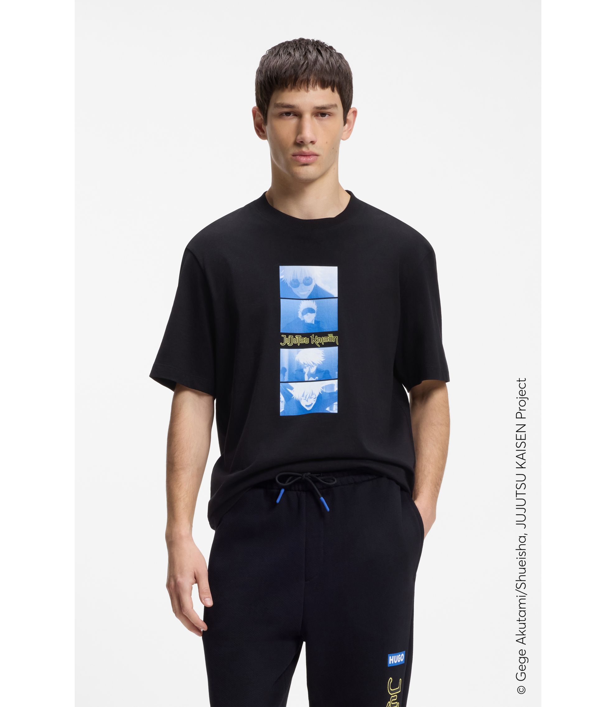 HUGO - HUGO x Jujutsu Kaisen T-shirt with character print - Black