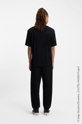 HUGO x Jujutsu Kaisen T-shirt with character print, Black