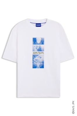 HUGO x Jujutsu Kaisen T-shirt with character print, White