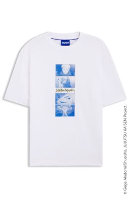 Camiseta HUGO x Jujutsu Kaisen con estampado, Blanco