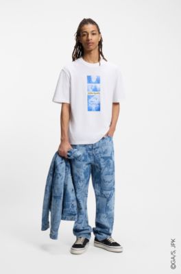 HUGO x Jujutsu Kaisen T-shirt with character print, White