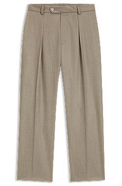 Pantalon Relaxed en laine vierge BECKHAM x BOSS