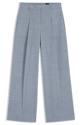 Regular-fit trousers in virgin wool