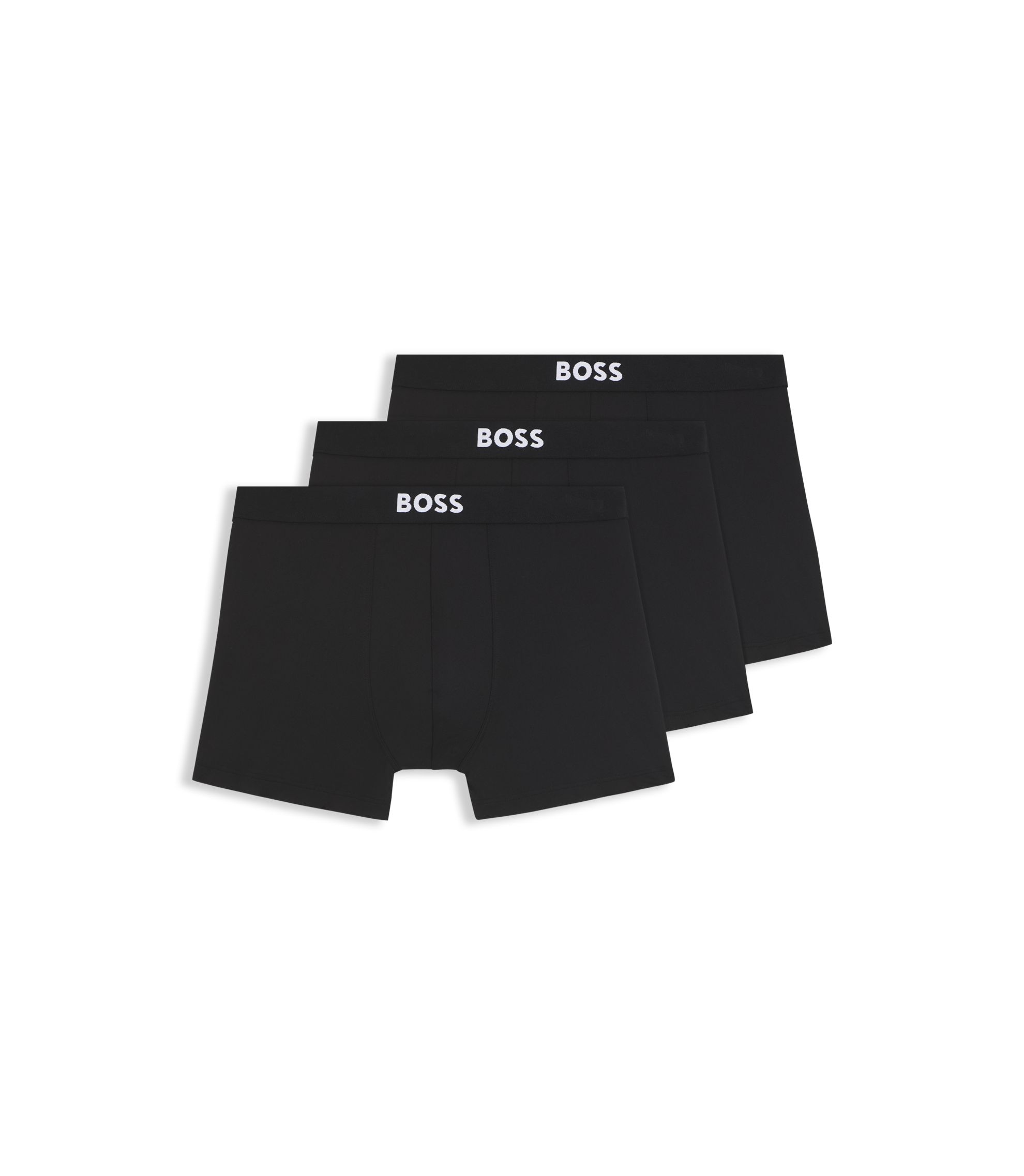 BOSS heren Trunk 5P Essential Boxershorts, Black1, L