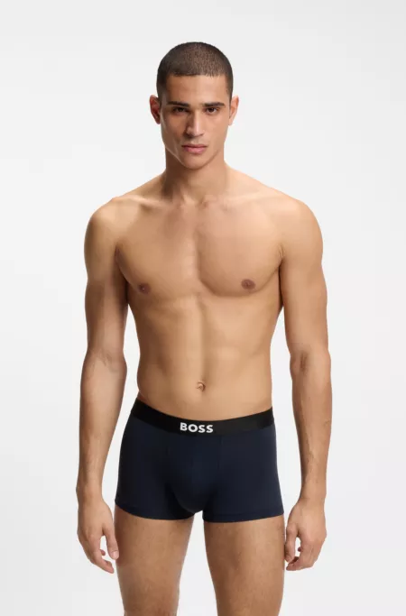 Three-pack of stretch-microfibre trunks