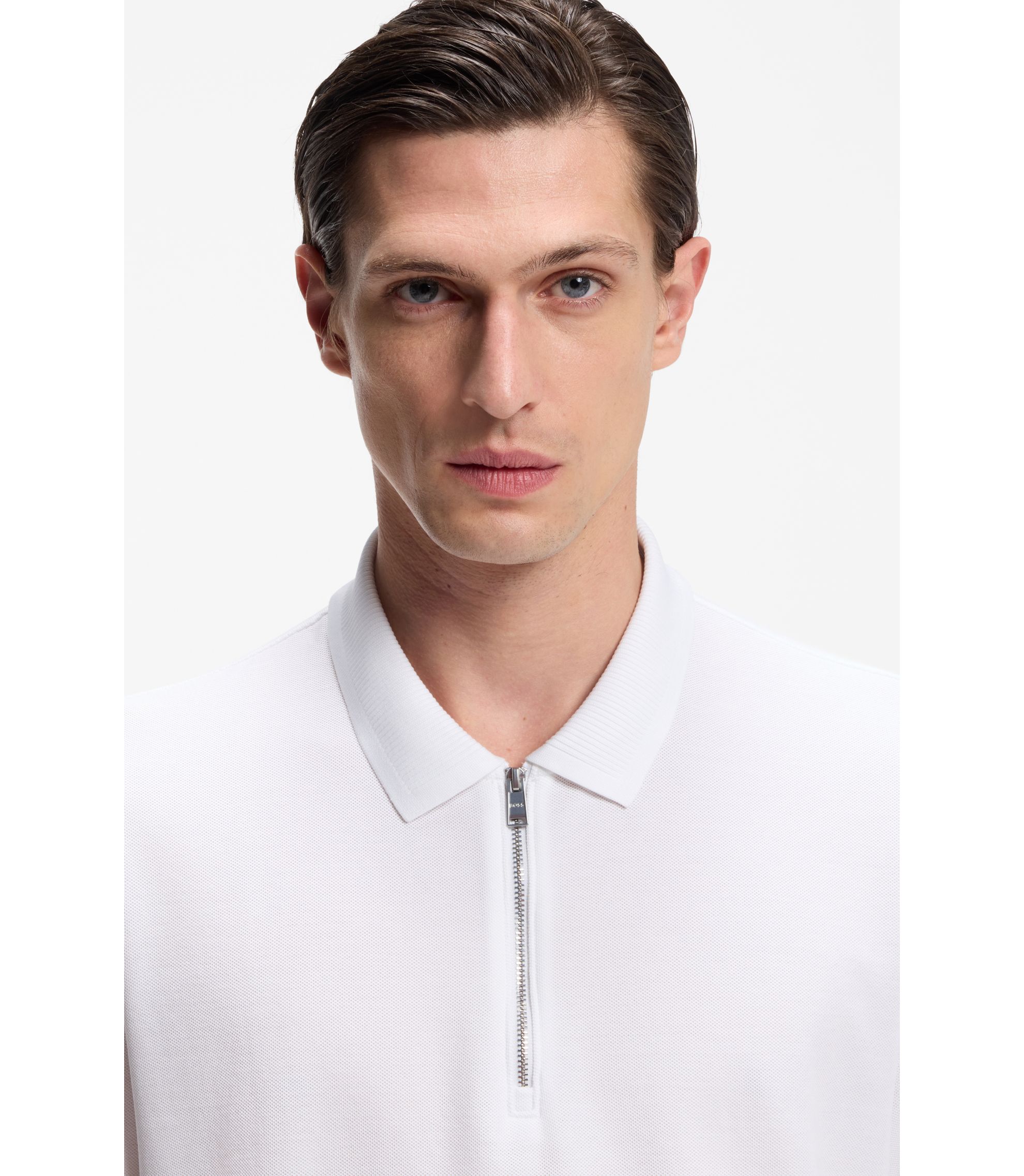 トップス Herlipto Pique Polo Knit Top white Herlipto Pique Polo Knit Top white トップス herlipto Pique Polo