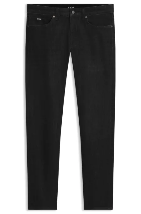 Delaware blue slim-fit jeans in wrinkle-resistant denim