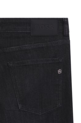 Delaware blue slim-fit jeans in wrinkle-resistant denim, Blue
