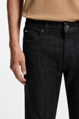 Delaware blue slim-fit jeans in wrinkle-resistant denim, Blue