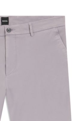 Shorts modern fit de algod&oacute;n el&aacute;stico, Luz p&uacute;rpura