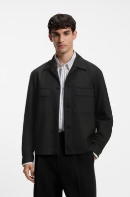 Chaqueta modern-fit, Negro